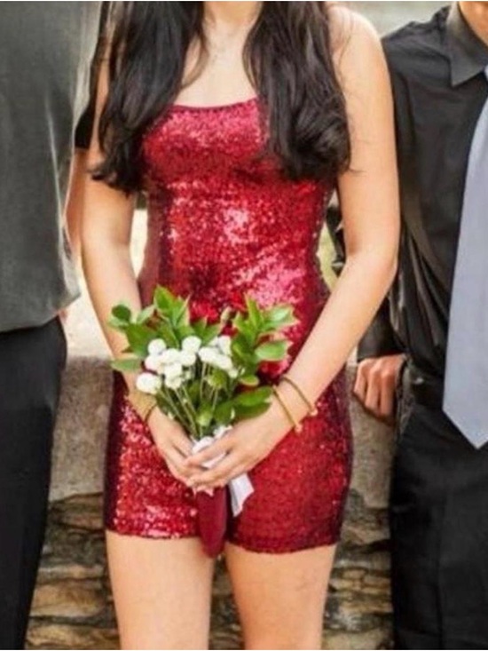 B Darlin Dresses & Skirts - B Darlin Red Sequin Mini Dress